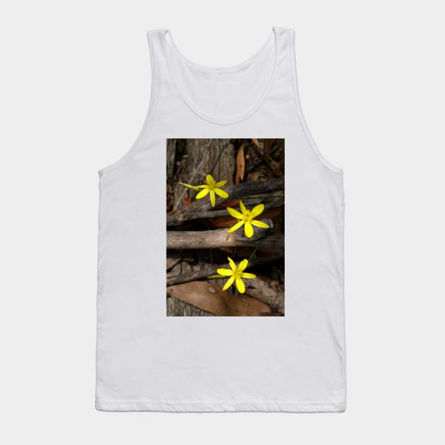 Yellow Rush Lilies Tank Top by GP1746